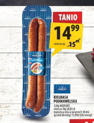 Kiełbasa Podwawelska Morliny promocja w Arhelan
