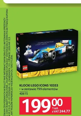 Klocki LEGO Icons 10353 promocja w Selgros