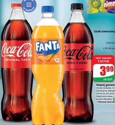 Napój gazowany Original Taste promocja w Dino