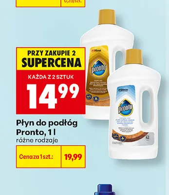 Płyn do podłóg Pronto promocja w Biedronka