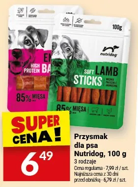 Przysmak dla psa Nutridog, 100 g promocja w Twój Market