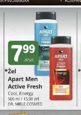 Żel pod prysznic Apart Men Active Fresh Energy promocja w Marketvita
