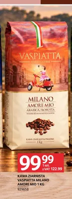 Kawa ziarnista Vaspiatta Milano Amore Mio promocja w Selgros