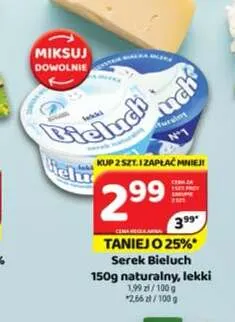 Serek Bieluch naturalny promocja w Delfin