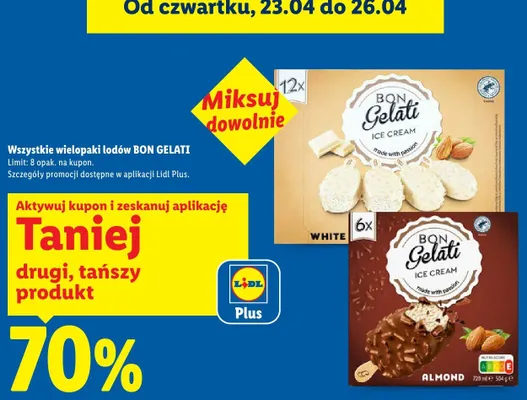Wszystkie wielopaki lodów promocja w Lidl