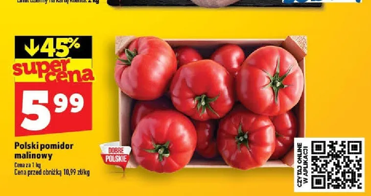 Polski pomidor malinowy promocja w TOPAZ