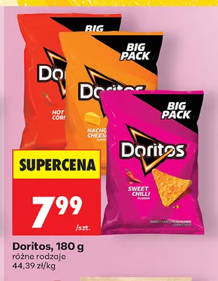 Chipsy kukurydziane Doritos Nacho Cheese promocja w Biedronka