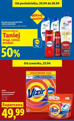 Kapsułki do prania kolorów Vizir All in1 Pods Pakiet XXL promocja w Lidl