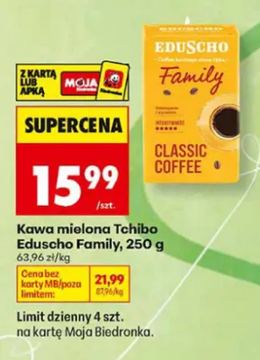 Kawa mielona Tchibo Eduscho Family Classic Coffee promocja w Biedronka