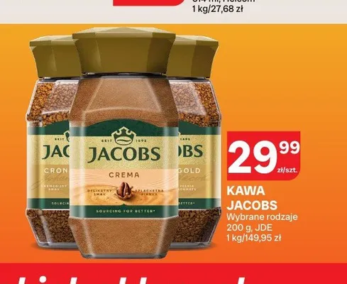 Kawa rozpuszczalna Jacobs Cronat Gold promocja w Chorten