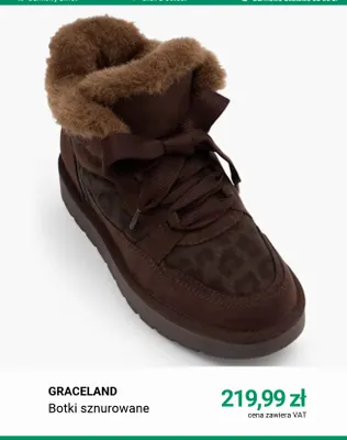 Botki sznurowane Graceland promocja w Deichmann