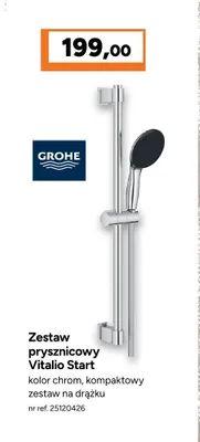 Zestaw prysznicowy Grohe Vitalio Start promocja w Bricoman