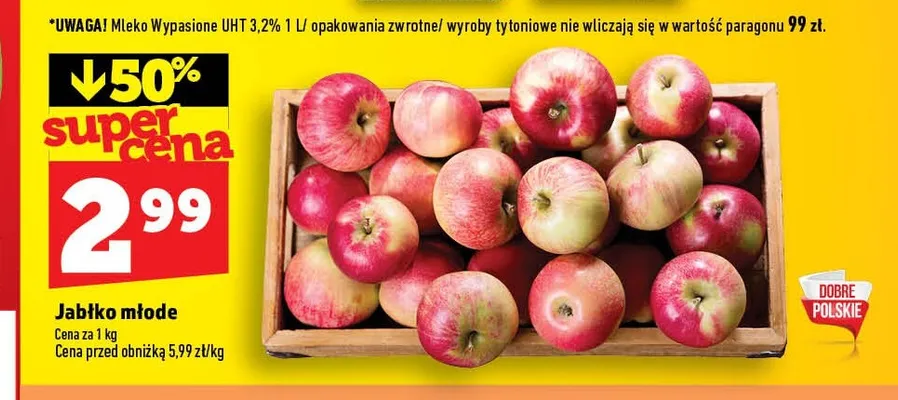 Jabłko młode promocja w TOPAZ