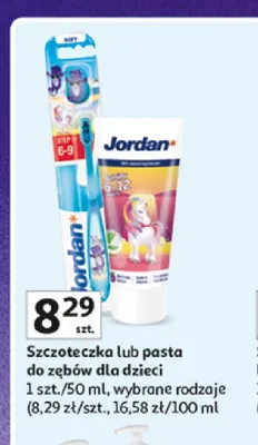 Szczoteczka do zębów dla dzieci Jordan promocja w Auchan