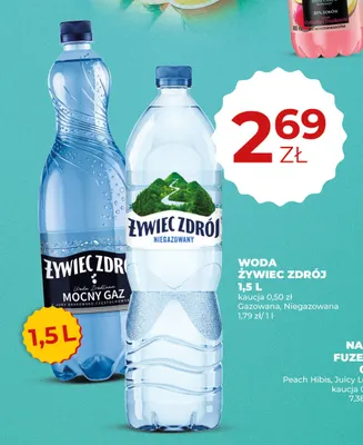 Woda gazowana Żywiec Zdrój promocja w Duży Ben