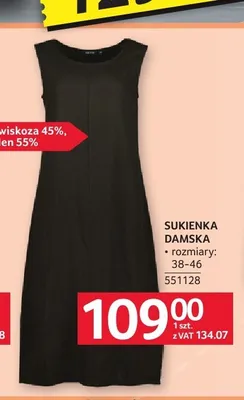 Sukienka damska promocja w Selgros