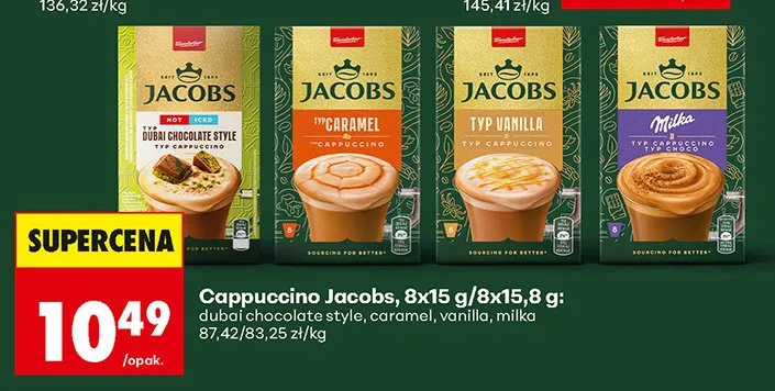 Cappuccino Dubai Chocolate Style promocja w Biedronka