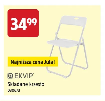 Składane krzesło Ekvip promocja w Jula
