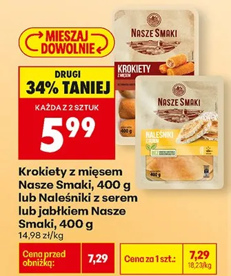 Naleśniki z jabłkiem promocja w Biedronka
