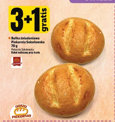Bułka śniadaniowa Piekarnia Sokołowska promocja w TOPAZ