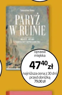 Książka Paryż w ruinie oprawa miękka promocja w Empik