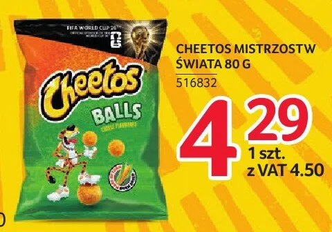 Cheetos Mistrzostw Świata Balls promocja w Selgros