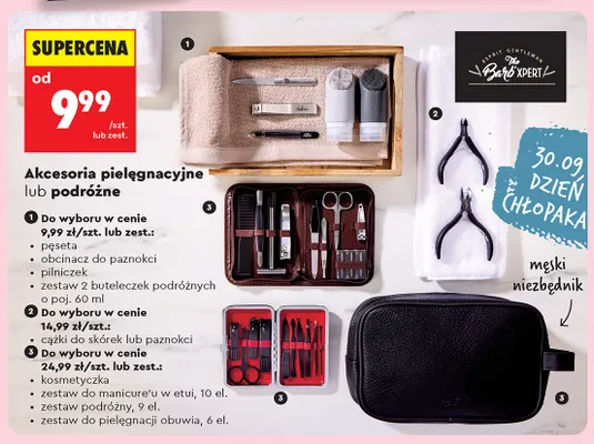 Zestaw do manicure'u w etui 10 el. The Barb' Xpert promocja w Biedronka