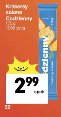 Krakersy solone promocja w Delikatesy Centrum