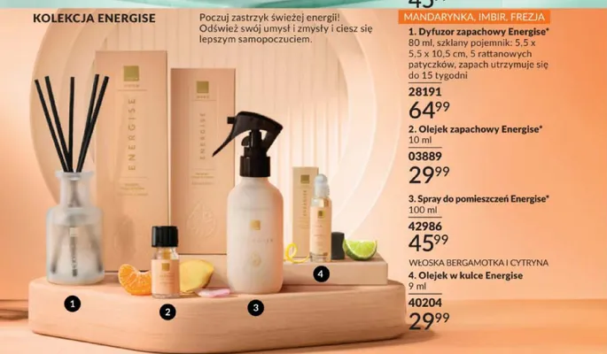 Olejek w kulce Avon Energise promocja w AVON