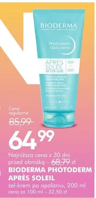 Żel-krem po opalaniu Bioderma Photoderm Apres Soleil promocja w Super-Pharm