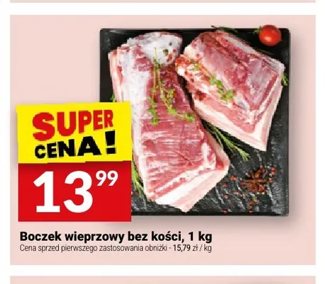 Boczek wieprzowy bez kości promocja w Twój Market