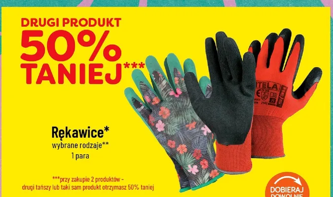 Rękawice promocja w POLOmarket