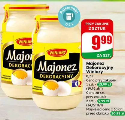Majonez dekoracyjny promocja w Dino