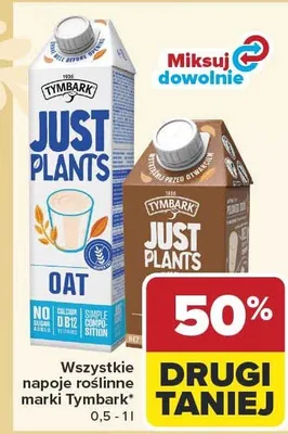 Napoje roślinne promocja w Carrefour