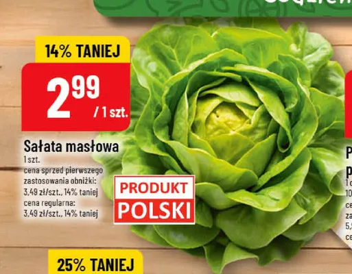 Sałata masłowa promocja w POLOmarket