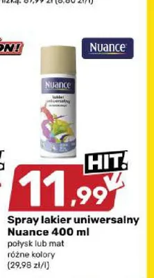 Spray lakier uniwersalny Nuance promocja w Bricomarche