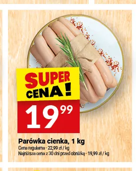 Parówka cienka promocja w Twój Market