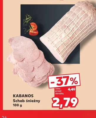 Schab śnieżny Kabanos promocja w Kaufland