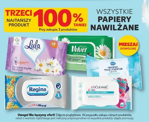 Papiery nawilżane rumiankowe promocja w Kaufland