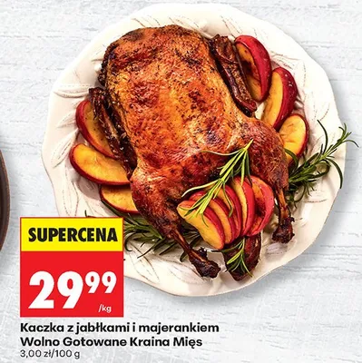 Kaczka z jabłkami i majerankiem promocja w Biedronka