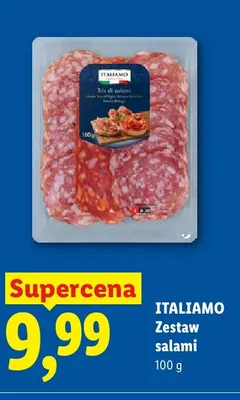 Zestaw salami Italiamo promocja w Lidl
