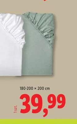 Prześcieradło flanelowe z gumką Livarno 180-200x200 cm promocja w Lidl