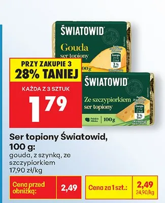 Ser topiony gouda promocja w Biedronka