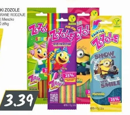 Żelki Zozole Painter promocja w Słoneczko