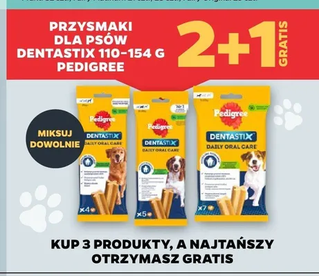 Przysmaki dla psów Pedigree Dentastix promocja w Netto