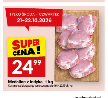 Medalion z indyka promocja w Twój Market
