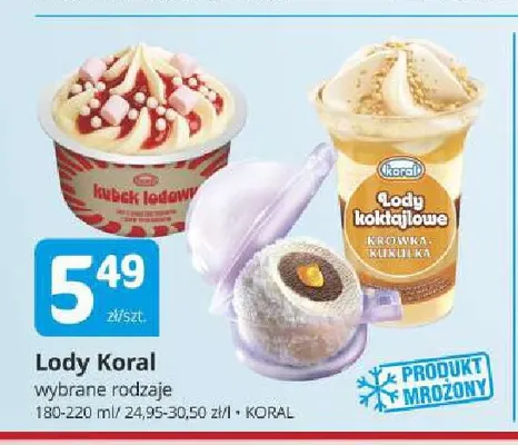 Lody Kubek lodowy promocja w Marketvita