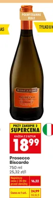 Prosecco Biscardo promocja w Biedronka