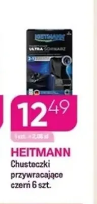 Chusteczki przywracające czerń Heitmann promocja w Drogerie Koliber