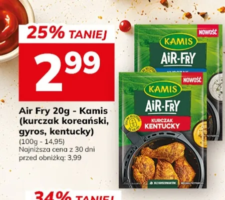 Przyprawa Air Fry kurczak koreański Kamis promocja w Hitpol